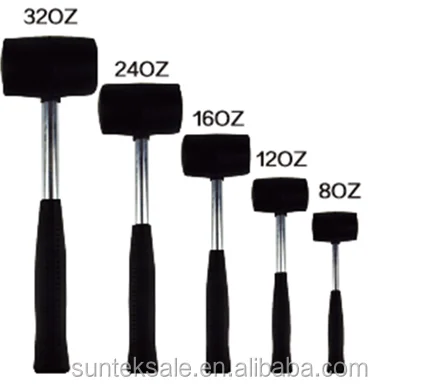 Резиновый молоток со стальной ручкой