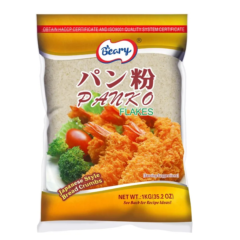 Unseasoned bread crumbs Japanese Panko Breadcrumbs White Bread Crumbs Yellow