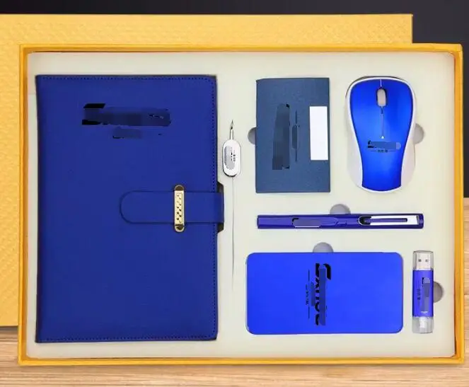 2019 office gift set factory price with good quality,embossed logo notebook gift set