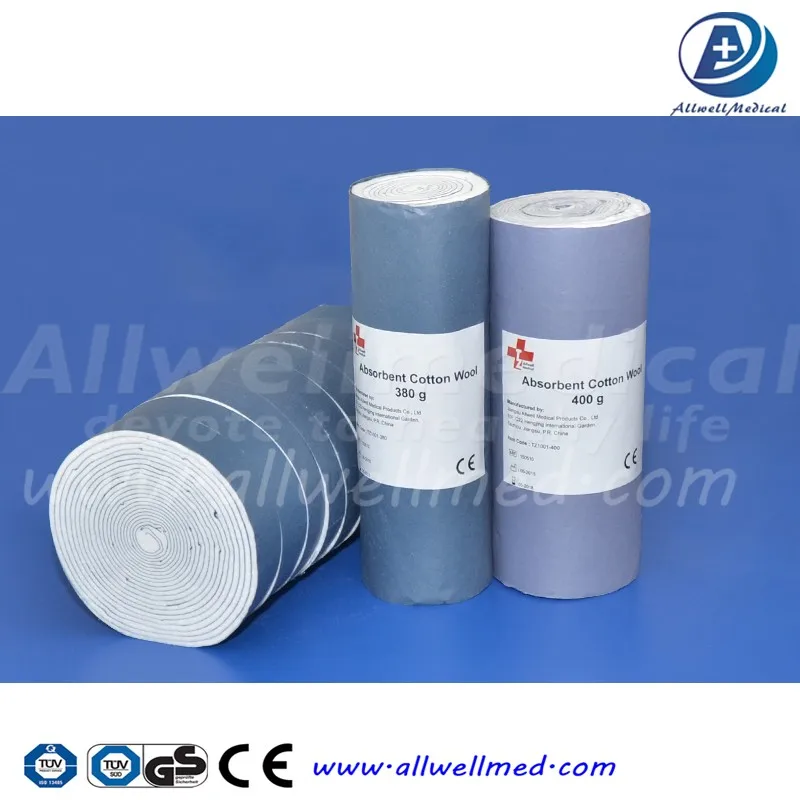 Absorbent cotton rolls for medical use 380g 400g 500g