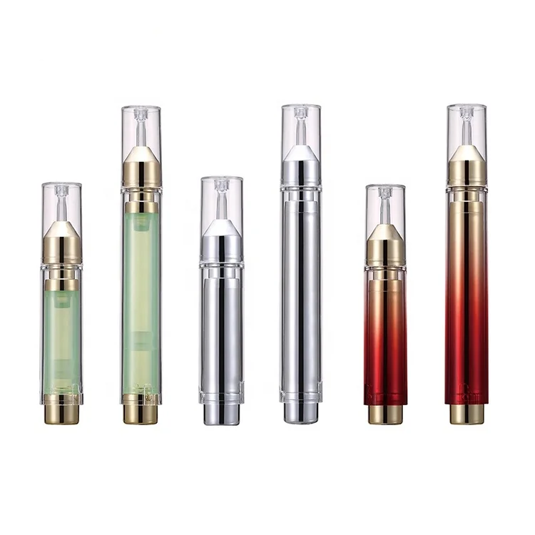 Cosmetic Syringe Plastic Packaging Airless Syringe For Eye Cream, vacuum nursing container airless pump bottle eye cream