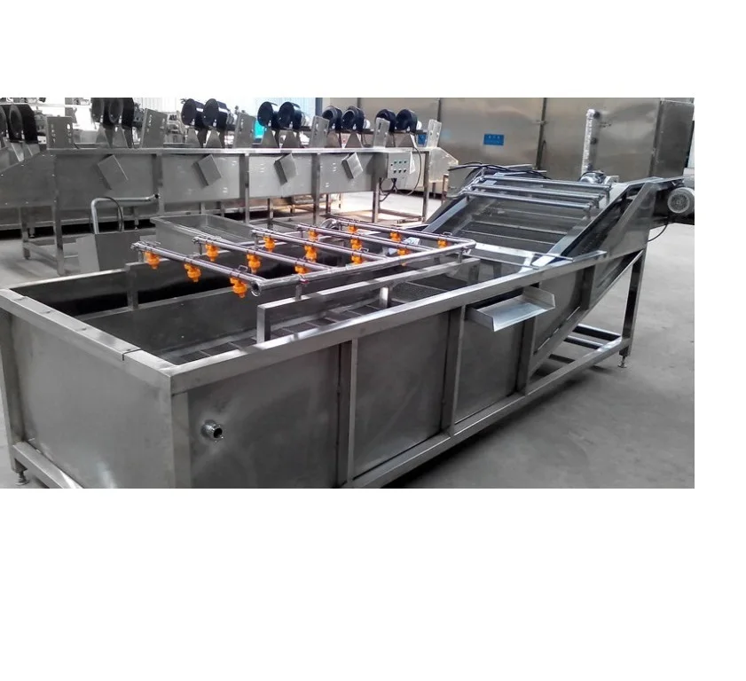 ginger vegetable washing cleaning machine washer processing line