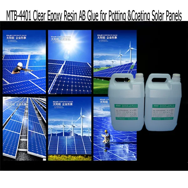 ясно эпоксидная смола ab клея для заливки и покрытия для солнечных moudel