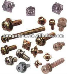 цилиндрической головкой sems винт с раздельным стопорной шайбой