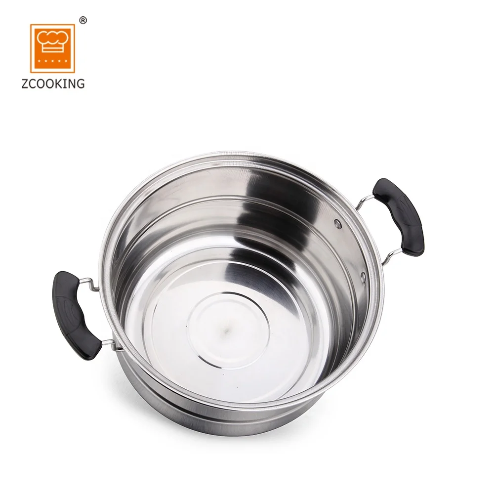 
China Supplier Biryani Stainless Steel Cooking Pot With Lid 