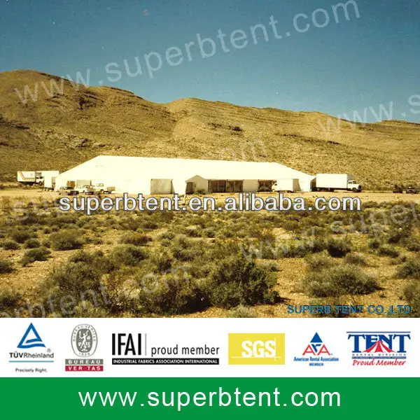 Прочный 30 x 50 м на открытом воздухе навес с боковины