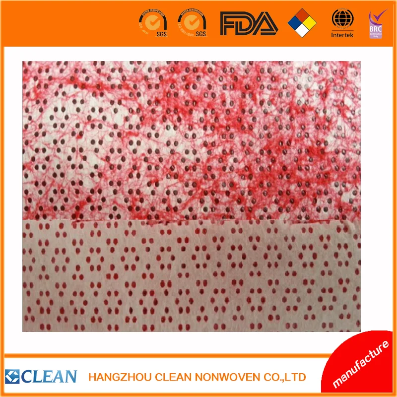 
Hot sale high quality spunlace dishwashing meltblown cleaning non-woven wipes 