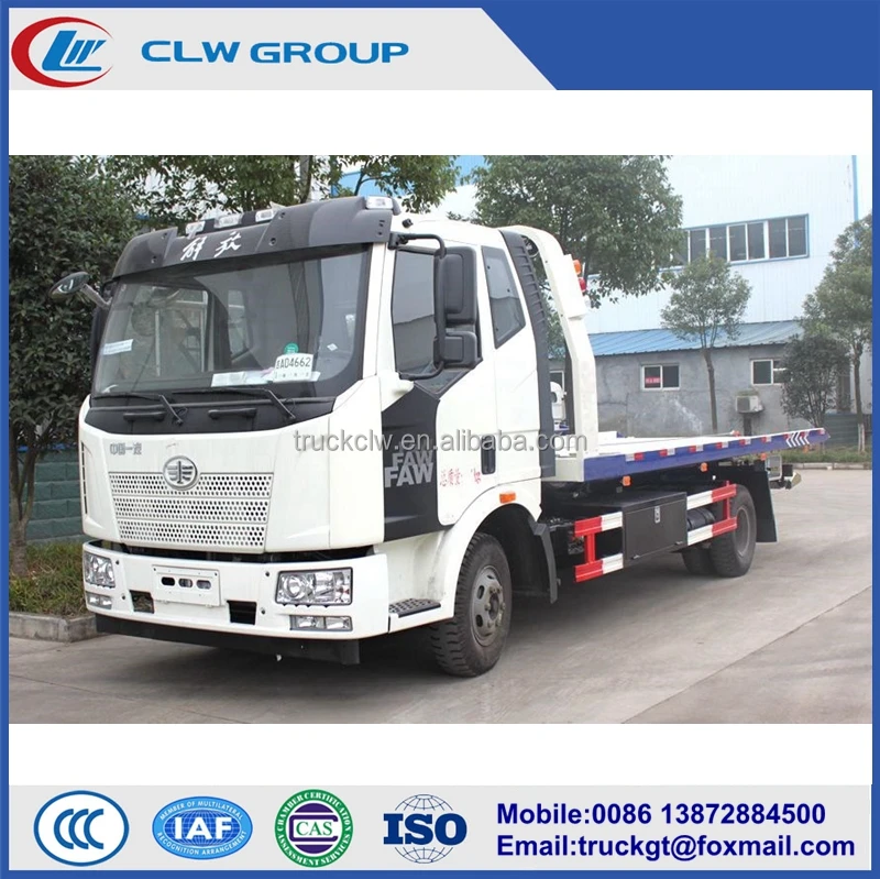 japan technology flatbed towing truck China manufacturer 8tons tilt tray 6tons 8meters flat bed recovery truck for sale