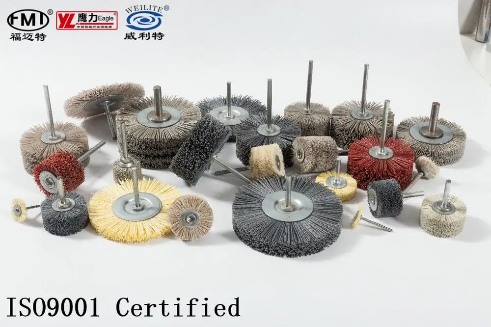 FMT Deburring Polishing Cleaning  Industrial Wheel Brush with Thread(7)