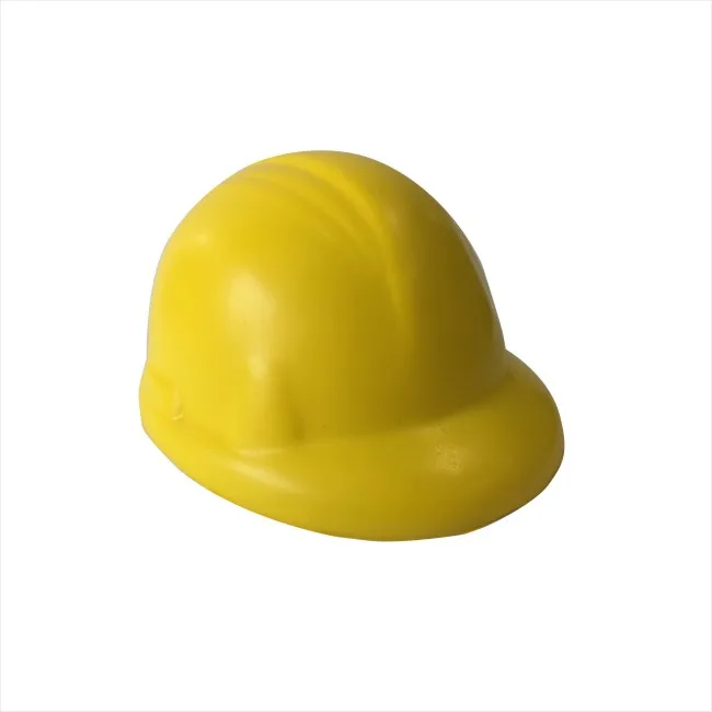 Funny Safety Hat Shaped pu Anti Stress Ball Toy Squeeze Stress Relief Toy Promotional Toys