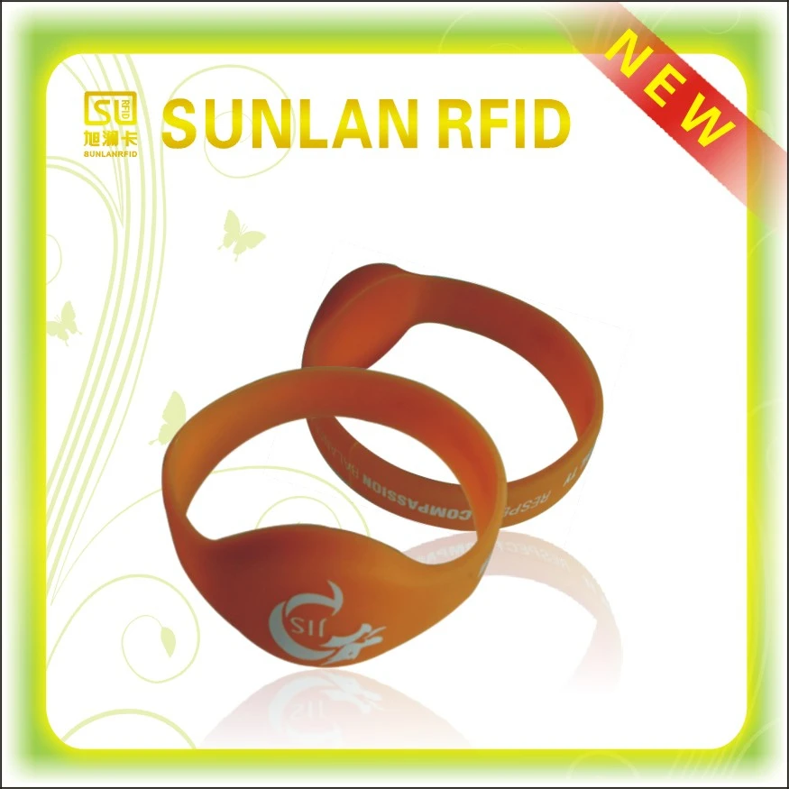 Кремния браслет пассивные rfid tag для отбора персонала отслеживания активность водонепроницаемый rfid браслет