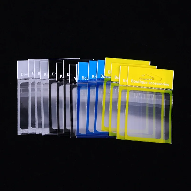 Hot sale custom logo printed plastic fish hook bag with card header