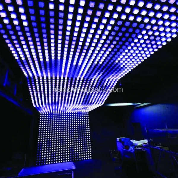 DMX rgb Pixel panel light dj booth bar counter nightclub decoration
