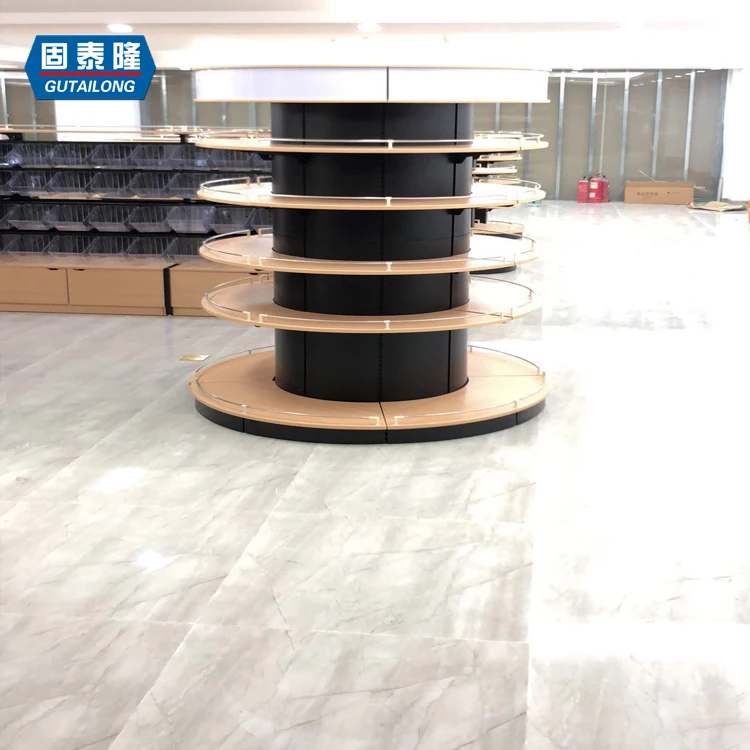 2018 New style back panel supermarket steel shelf from manufacturer in china