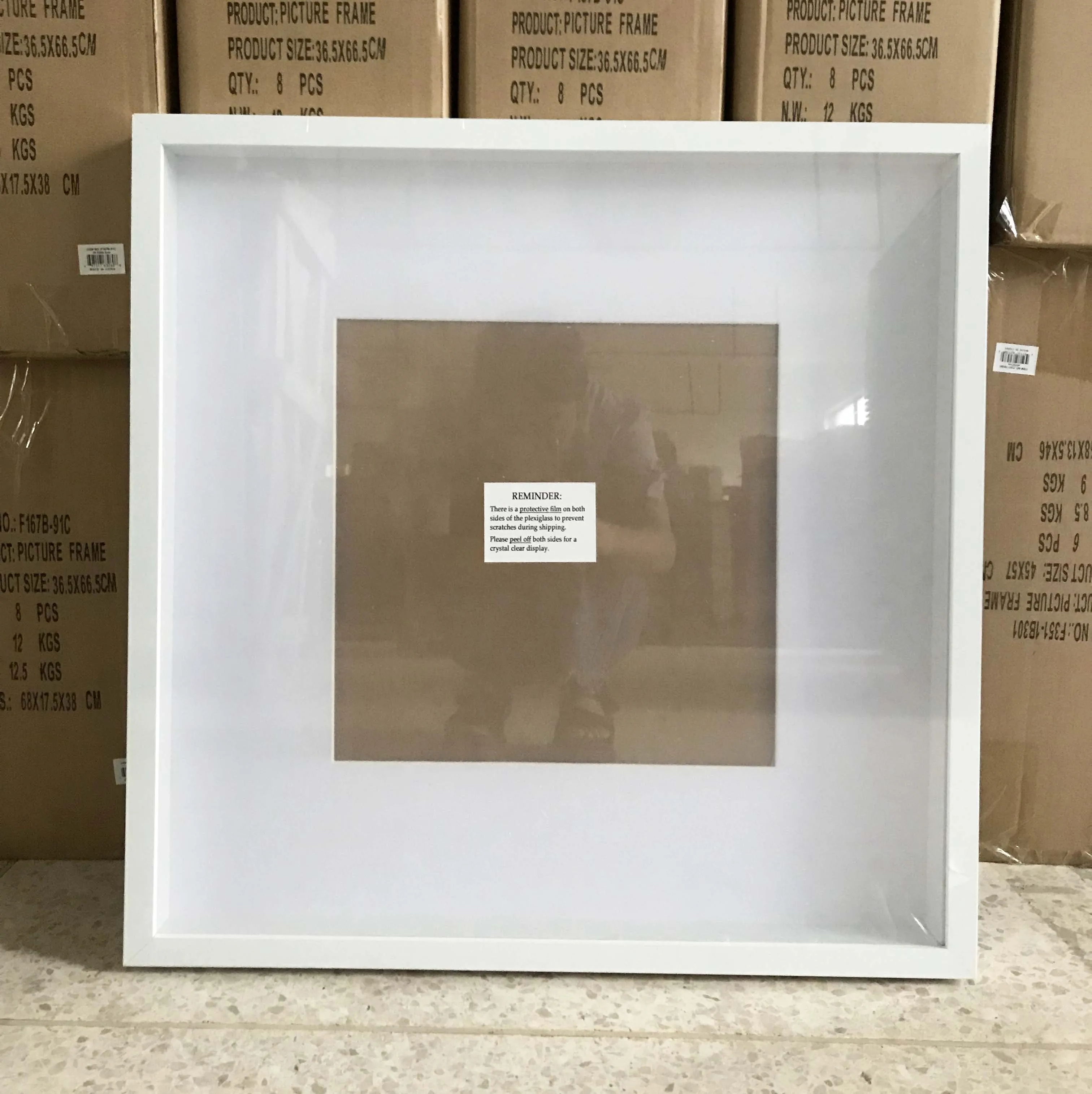 Фоторамка Shadow box, фоторамка 20x20 дюймов, глубокая рамка