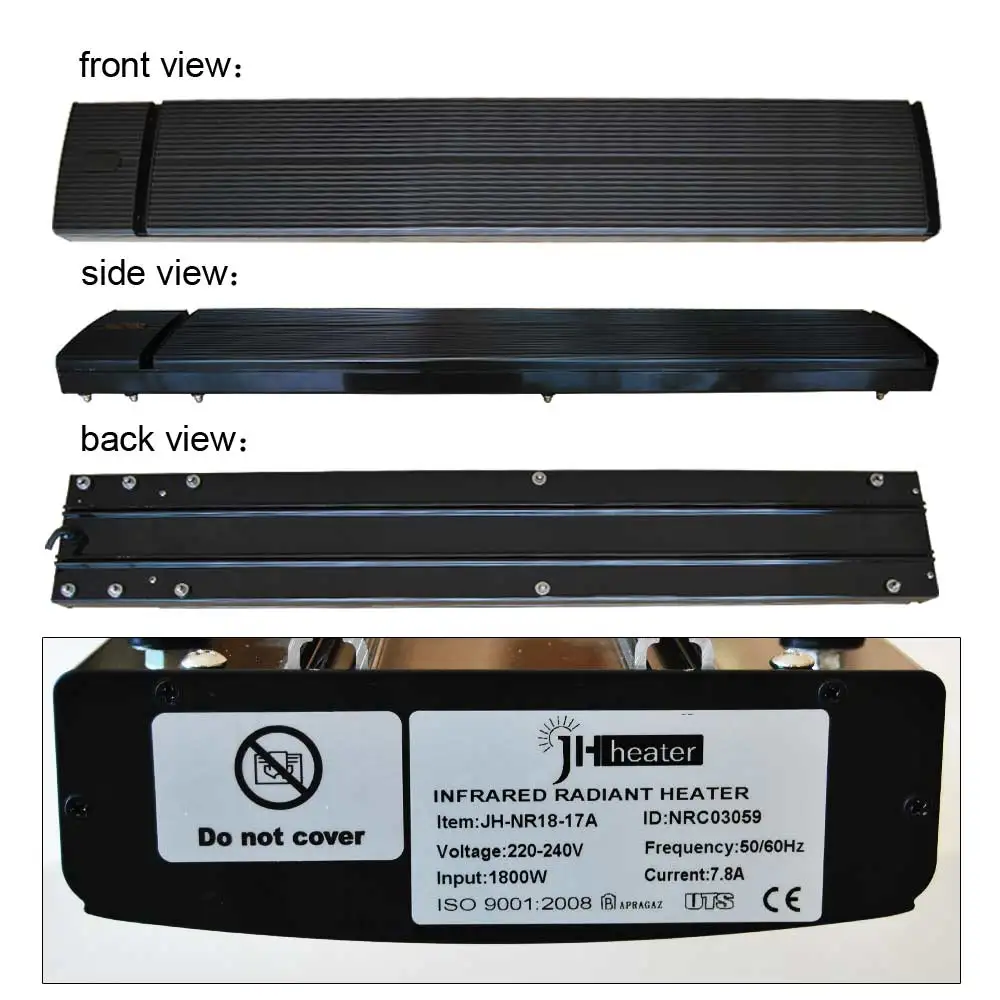 
Top Rated Yoga Electric Infrared Heaters CE Approved IR Infrared Panel Heater With Remote 