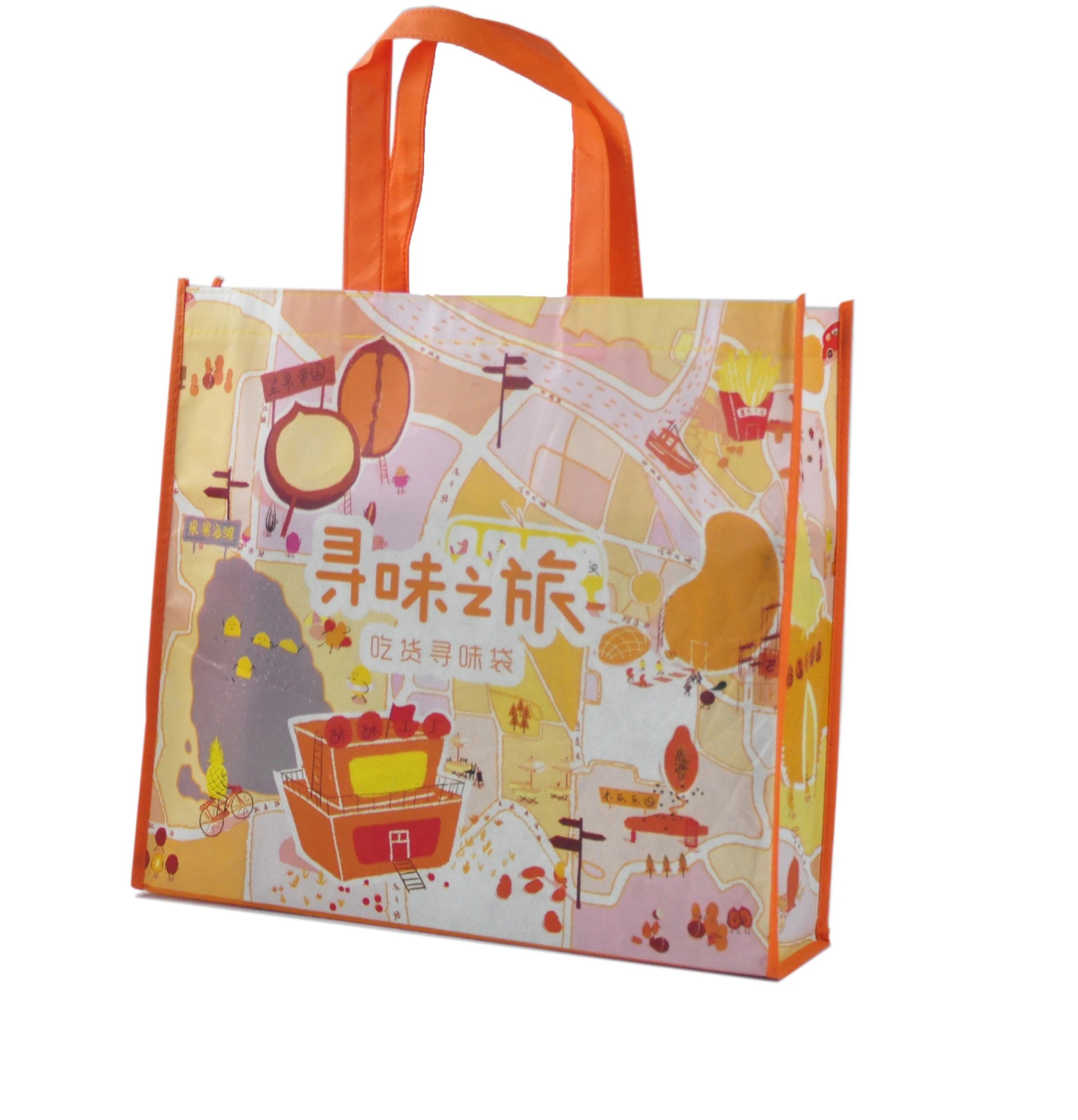 Well stitched pp non-woven tnt non woven tote bag