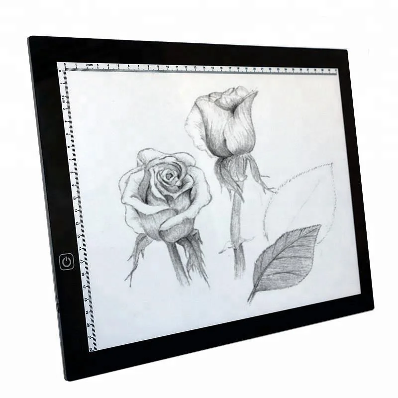 A4 5mm thickness black border scale Animation Sketching Drawing tracing light box