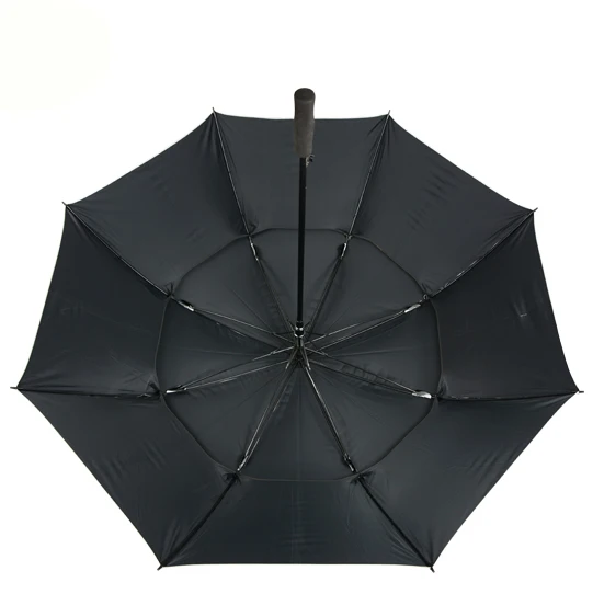 Wholesale Price  Auto Open Air Vented Two-tier Golf Umbrella
