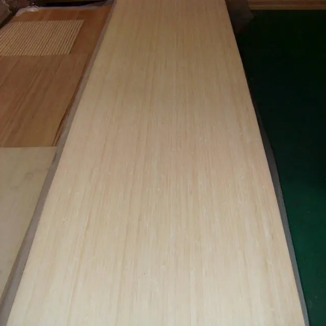 Natural color of bamboo skateboard veneer supplier