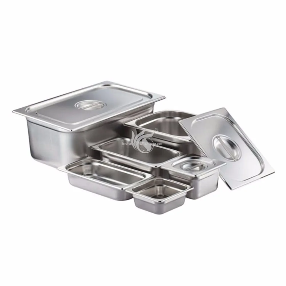 Restaurant Supplies Stainless Steel Gastronomic Equipment GN Pan with Stainless Lid Customized