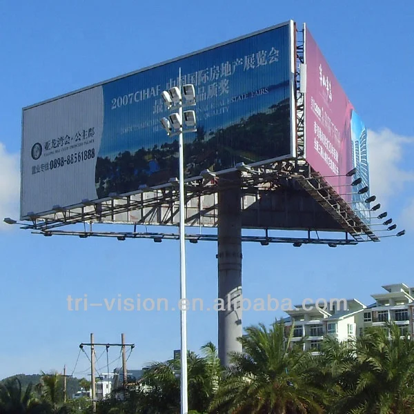  Однополюсный рекламный треугольный щит OEM