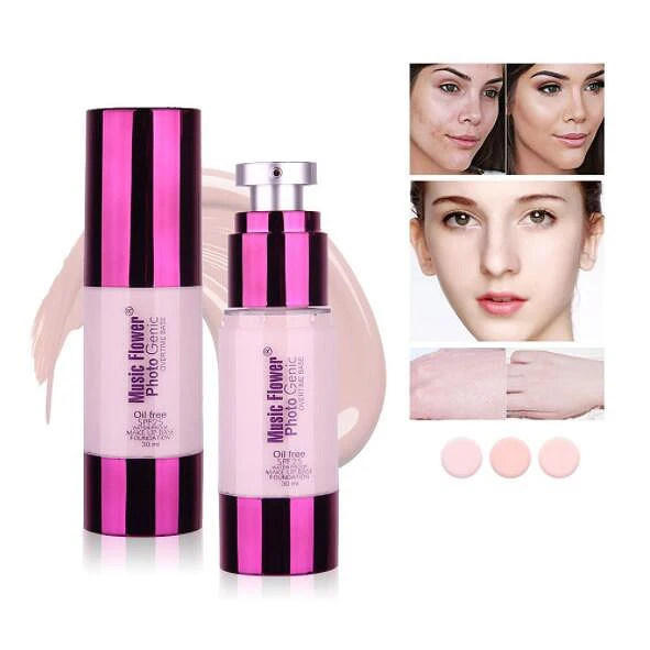 Оптовая продажа 2020, красочный телесный макияж, основа для макияжа лица, жидкая крышка, консилер, увлажняющий крем для лица