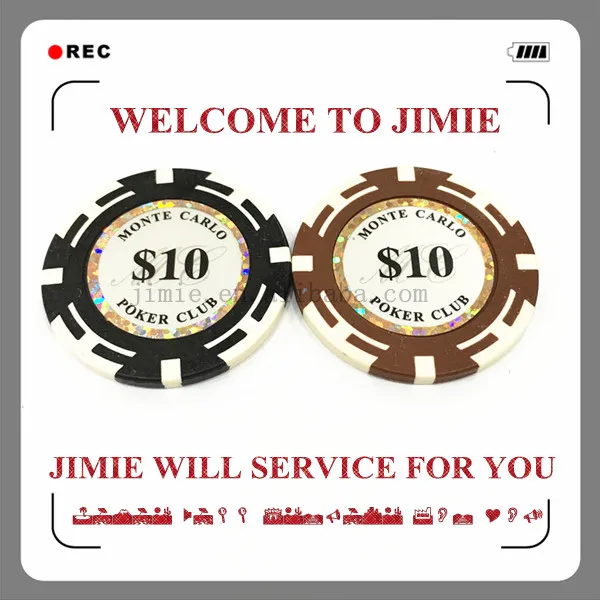 Цветная глина чипсы Монте Карло для покера