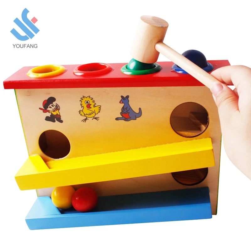 YF-D3248 Popular and hot selling educational wooden percussion instrument musical toy for kids intelligence