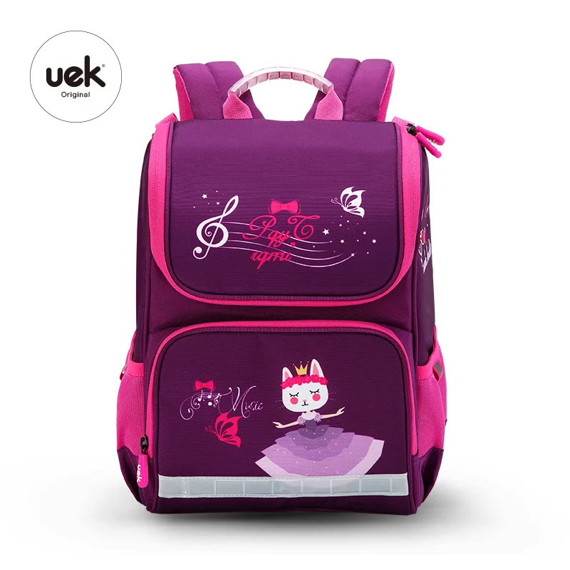
Uek Kids New Design Backpack Girls Waterproof Lightweight shoulder strap school bag 