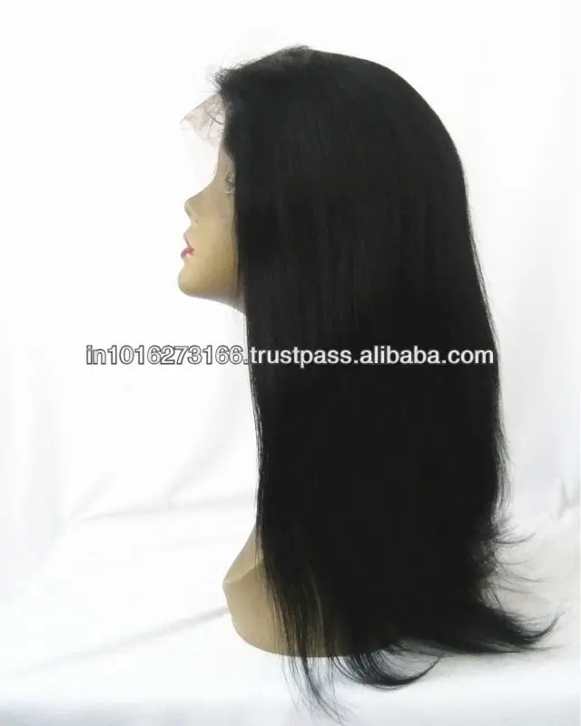 Indian human hair Full Lace Wigs from India
