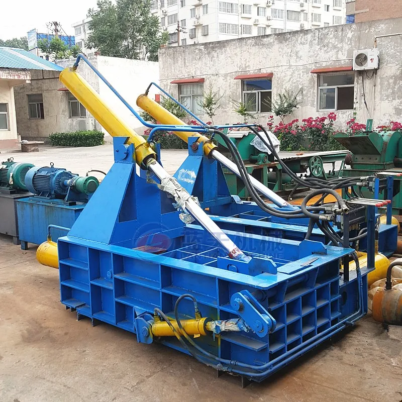 High Efficiency Hydraulic Scrap Metal Swarf Baler Machine