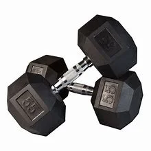 High quality fitness eqipment KG LBS gym exercise dumbbell hex rubber dumbbell