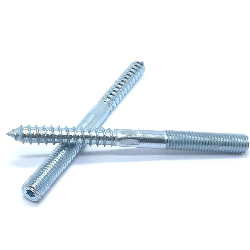 double head thread wood screw hanger bolt