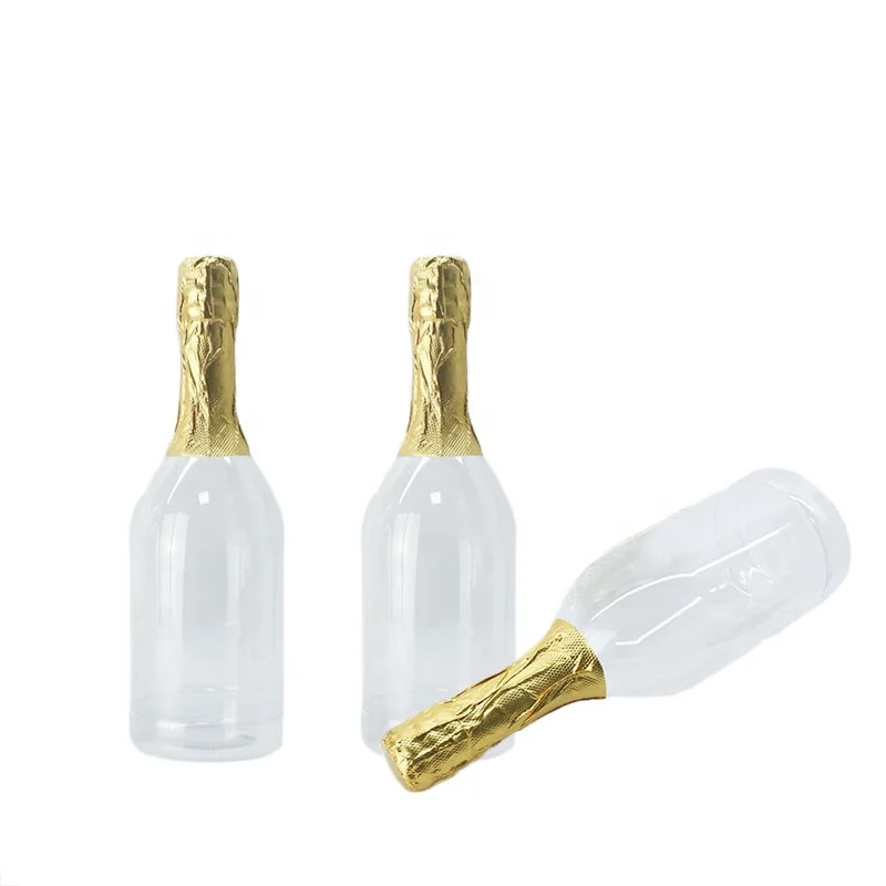 PET plastic champagne bottle for candy packaging/Jelly Bean packing bottle 900ml