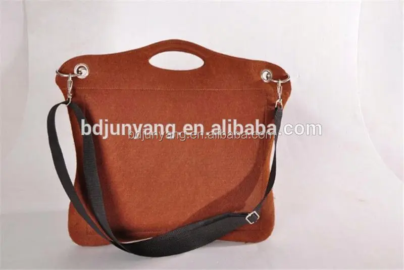 fashion felt bags led handbags wool felt fabric bags felt bag for college