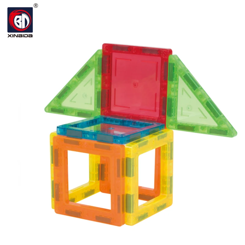 Building Toys Educational Magnetic Building Blocks Toys Set Preschool Strong Magnet 3D Puzzle Tiles
