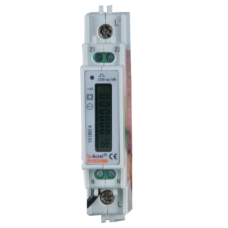 mini digital single phase pole active power factor energy KWH kilo watt hour power meter 5(32)A 220V 50HZ with modbus/RS485