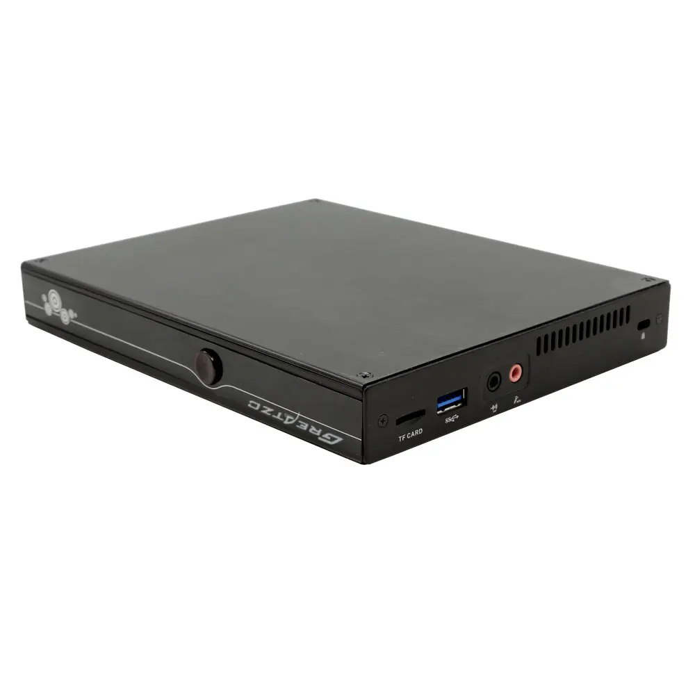 Quad Core J1900 CPU Industrial Fanless Mini Computer With Dual LAN