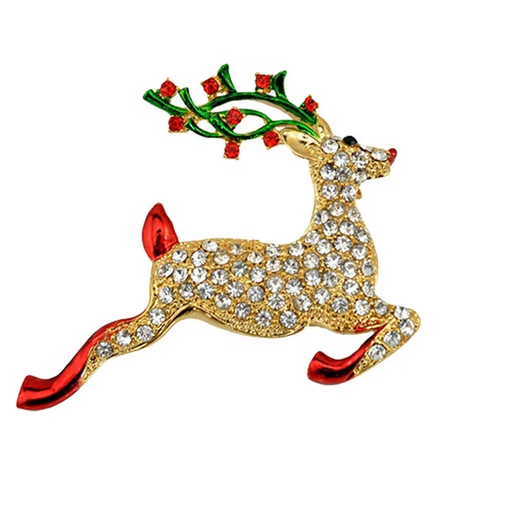 Горный хрусталь кольца для салфеток рождественские украшения олень кольца для салфеток NH-20