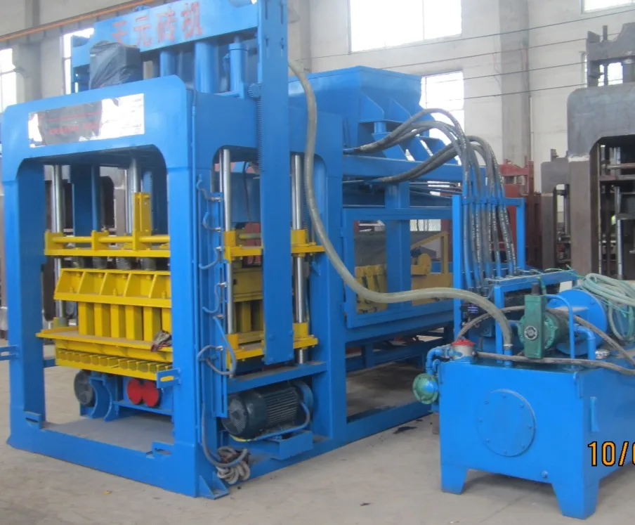 QTY12-15 Sandcrete block making machine, Eco maquinas brick machine, Concrete block making machine