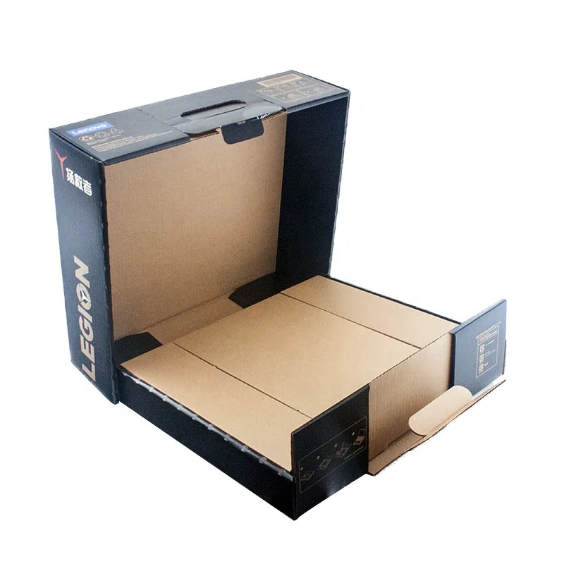 Eco-friendly China Custom Print Laptop Packaging Simple Corrugated Paper Packing Mailing Box