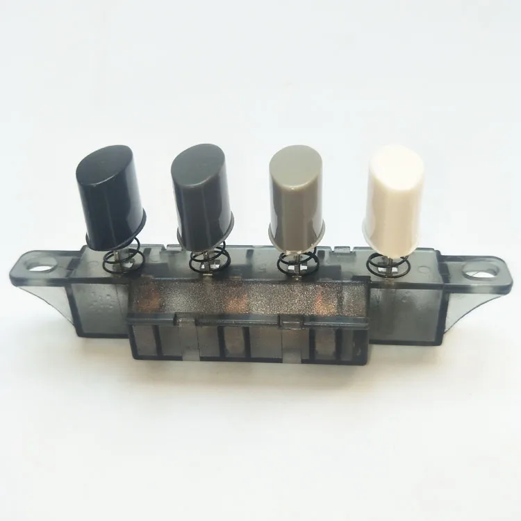 Factory direct sales electric fan push button inserting wires 4 Key keyboard switches