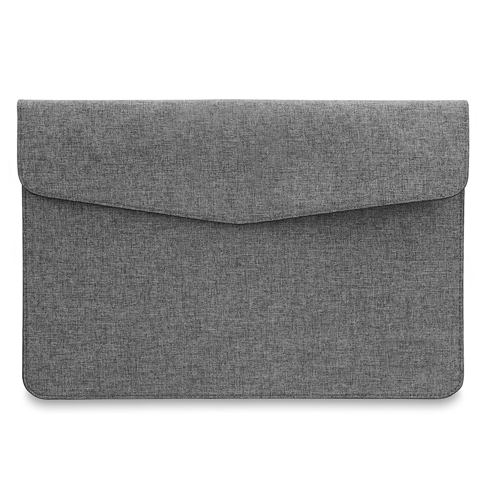 
Envelop design 15 inch canvas laptop sleeve cover 