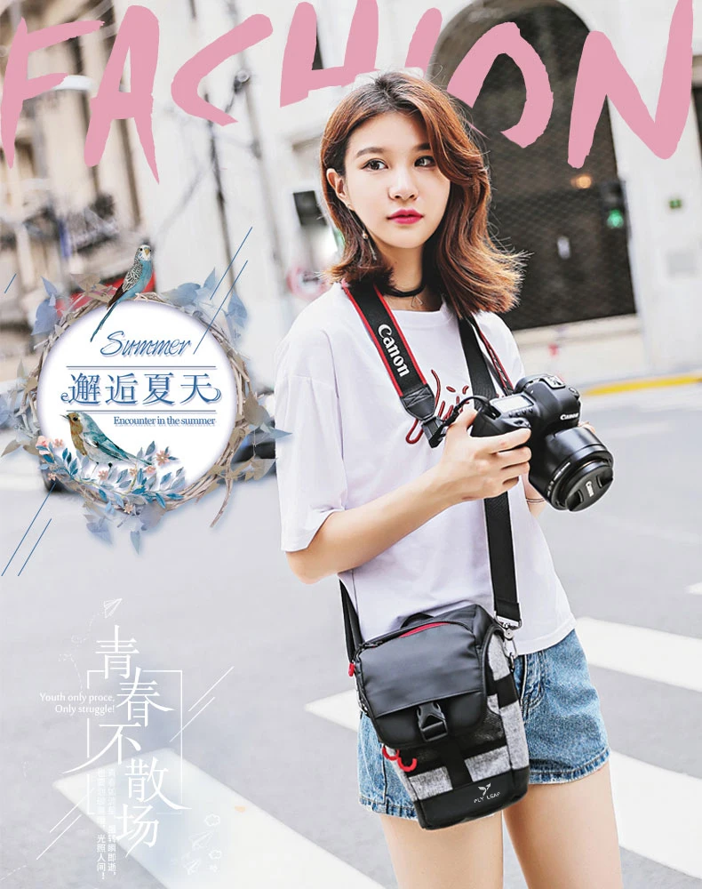 
Professional manufacturer eco-friendly camera shoulder bag 