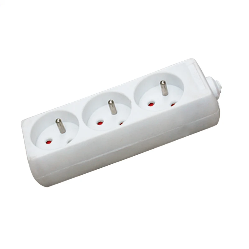 3-6 Ways Germany Extension Socket 16A 250V French Power Strip with USB