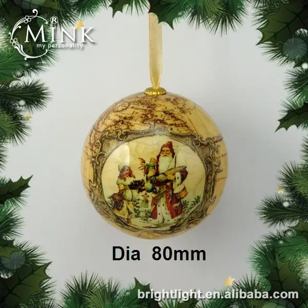 
Custom colorful styrofoam Xmas hanging tree ornaments Christmas ball 