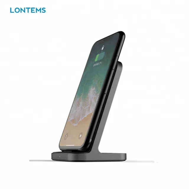 10 Вт Беспроводное зарядное устройство с двойной катушкой 7,5 Вт/10 Вт Быстрая Зарядка Qi Беспроводное зарядное устройство