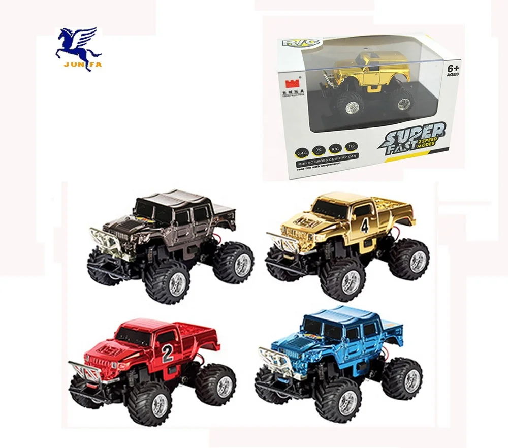 Мини-Машина hummer для пересеченной местности с дистанционным управлением 1:58, детская игрушка r/c