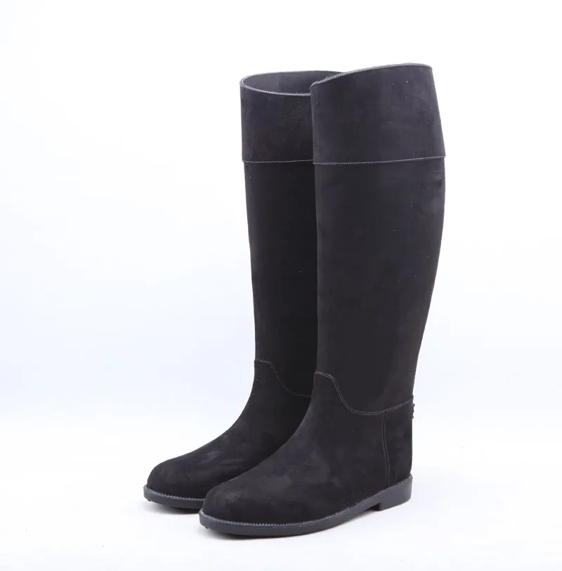 Manufacturer ladies beautiful high suede unique rain boots for women rain boots